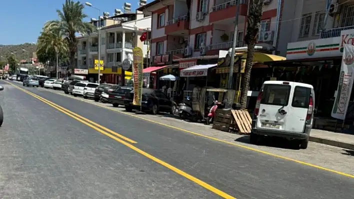 Fethiye yol bakım çalışmaları devam ediyor