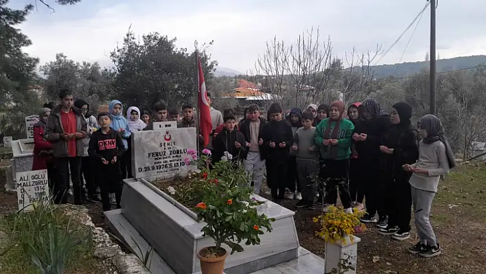 Fethiyeli Öğrencilerden Şehide Vefa Anması