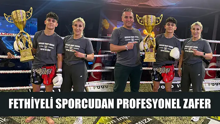 Fethiyeli Sporcudan Profesyonel Zafer