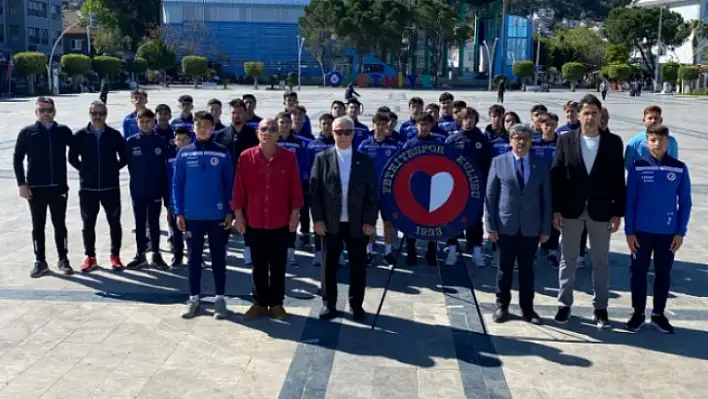 Fethiyespor, 91. Yıldönümünü Beşkaza Meydanı'nda Törenle Gerçekleştirdi