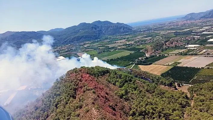 Havadan  karadan müdahale devam ediyor