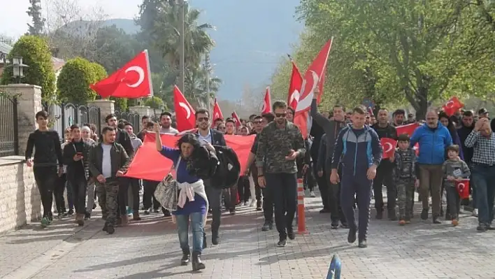 İdlib Şehitleri Fethiye'de de Unutulmadı