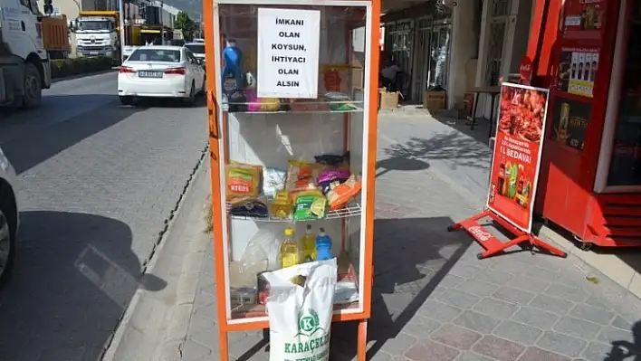 'İmkanı olan koysun, ihtiyacı olan alsın'