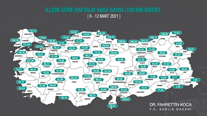 İşte korona virüs haritasında Muğla