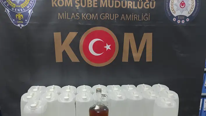 Kaçak içki satışı yapan şahıs yakalandı