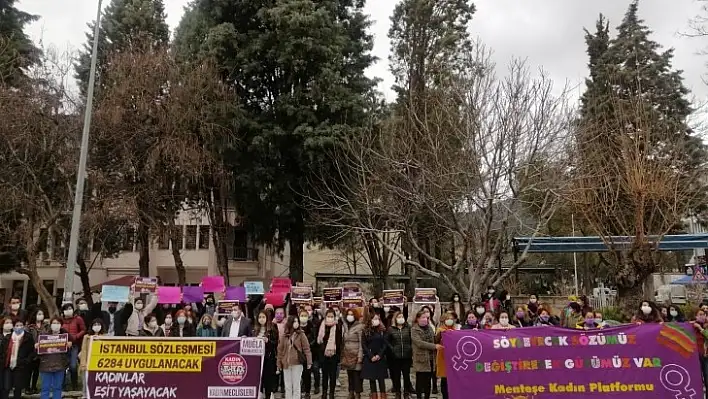 Kadınlardan İstanbul sözleşmesinin feshedilmesine tepki