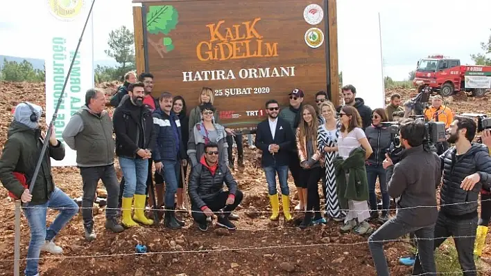 'Kalk Gidelim' Dizi Ekibinden Hatıra Ormanı