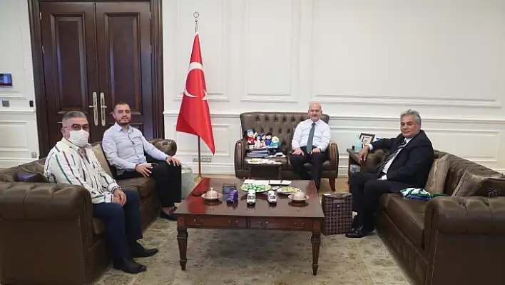 Kapiz, Bakan Soylu'yu Ziyaret Etti