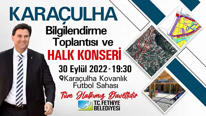 KARAÇULHA'DA TAPU DAĞITIM TÖRENİ VE HALK KONSERİ YAPILACAK