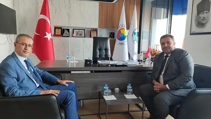 Kaymakam Ertaş, Deniz Ticaret Odası'nı Ziyaret Etti