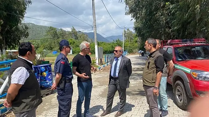 Kaymakam Karaman'dan koy ve plaj denetimi 