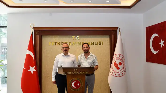 Kaymakam Kayabaşı'ndan Kaymakam Karaman'a Ziyaret