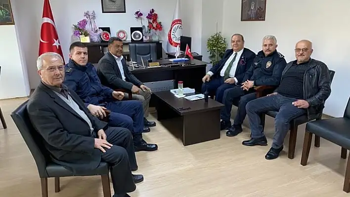 Kaymakam Yıldız Muhtarlar Federasyonunu Ziyaret Etti