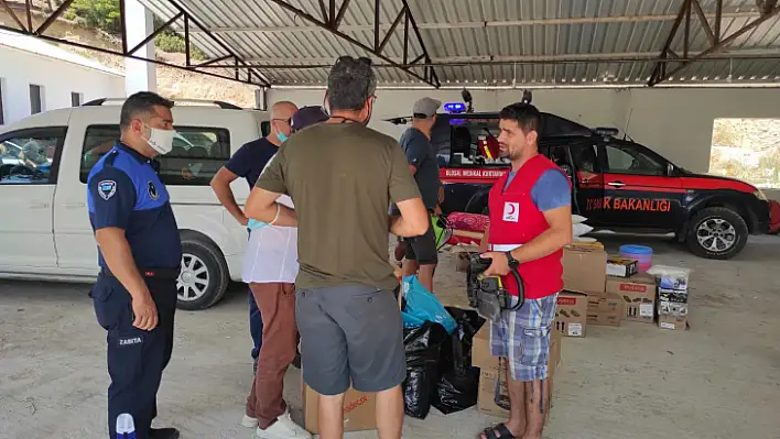 Kızılay, Seydikemer'de yaraları sarıyor