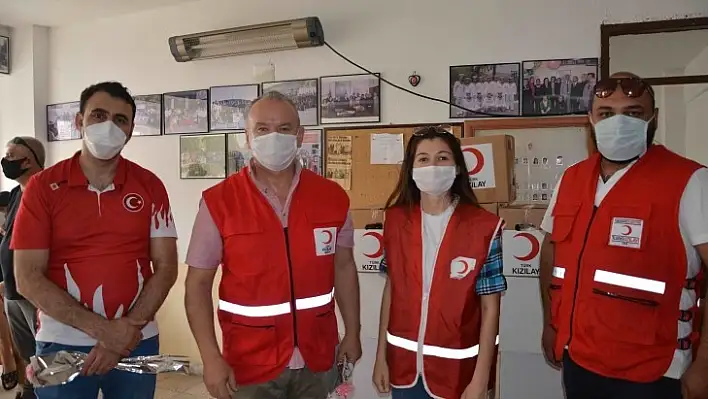 Kızılay'dan Ortaca'da İhtiyaç Sahiplerine Gıda Yardımı