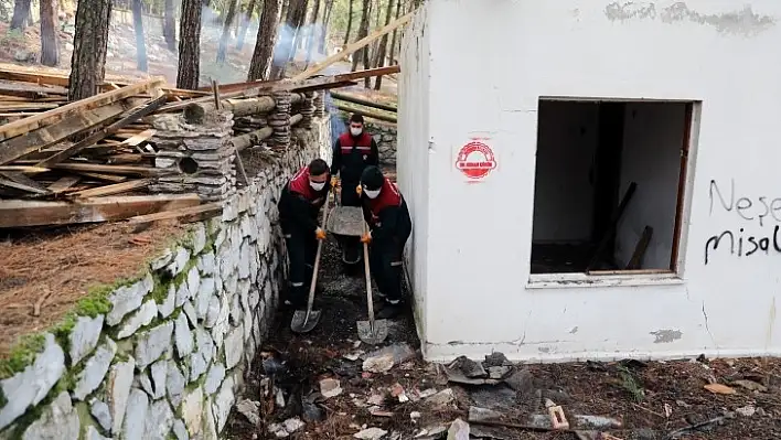 Kızıldağ Mesire Alanı yenileme çalışmalarına başlandı 