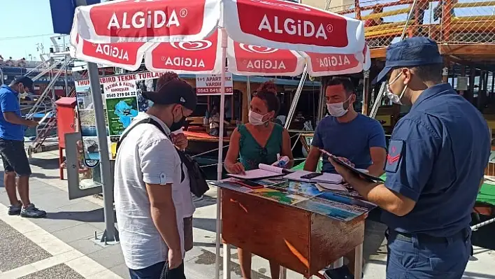 Marmaris'te korona virüs denetimleri başladı