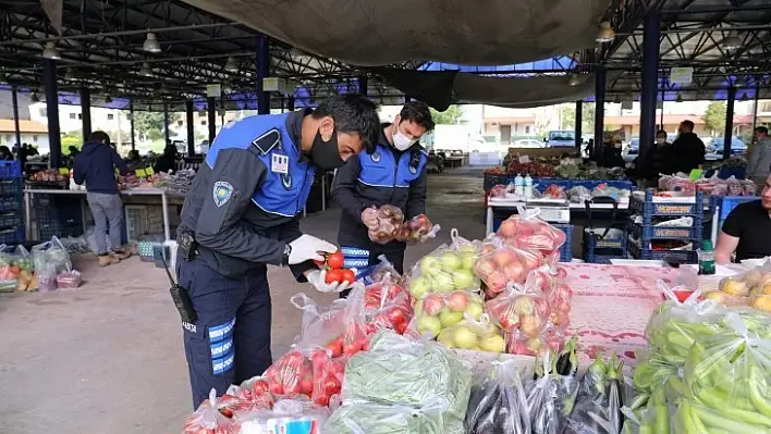 Marmaris'te Pazarlar Kontrol Altında