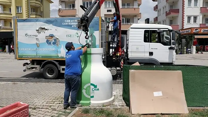 Menteşe'de 120 Ton Cam Atık Toplandı