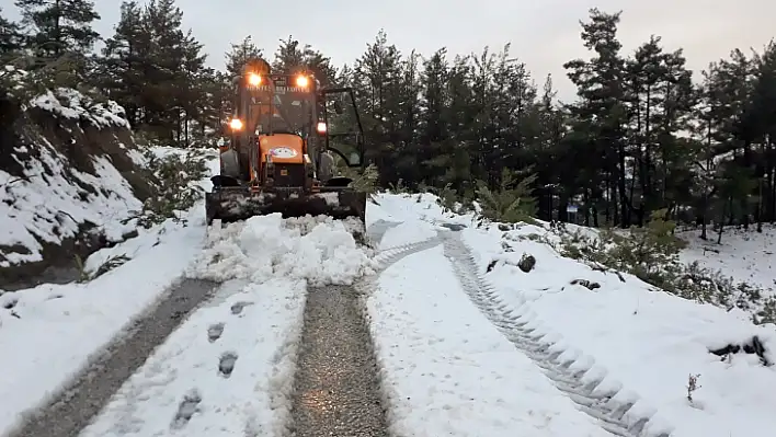 Menteşe'de Kar Mesaisi