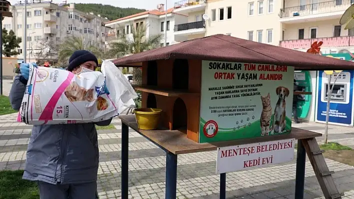 Menteşe'de 'Can Dostlara' Mama Takviyesi