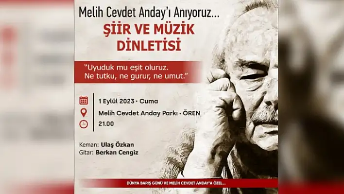 Milas Belediyesi'nden Melih Cevdet Anday'ı anma etkinliği