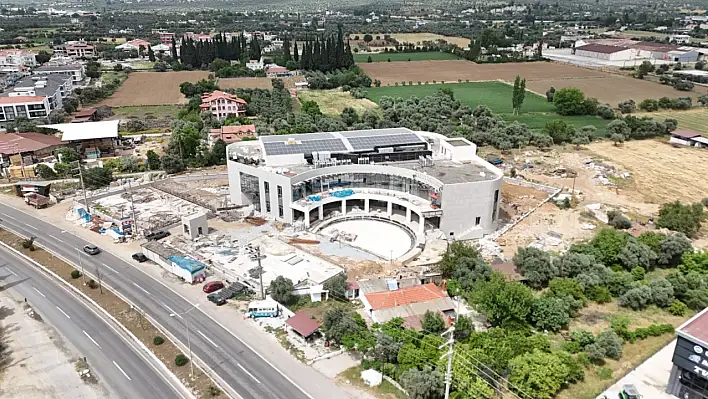 Milas Kültür Merkezi'nin Yüzde 77'si Tamamlandı