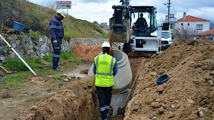 Milas'ta Yağmur Suyu Hatları Yenileniyor