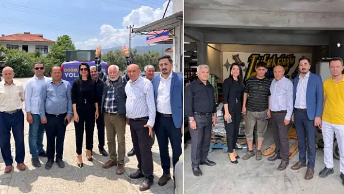 Milletvekili adayı Tan esnaf ziyaretlerini sürdürüyor