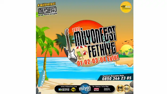 Milyonfest Fethiye'nin tarihleri belli oldu