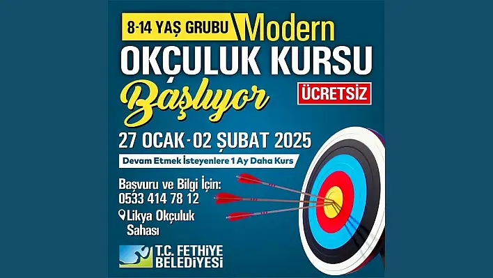 Modern Okçuluk Kursları Başladı