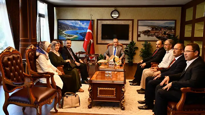 Müftü Oktay, Kaymakam Ertaş'ı ziyaret etti