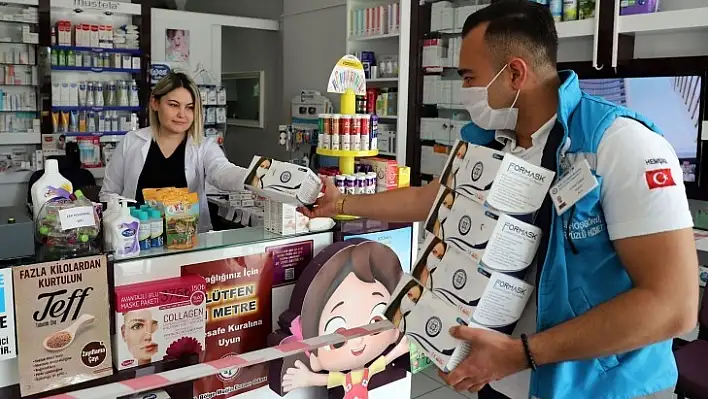 Muğla Büyükşehirden Eczanelere Ücretsiz Maske
