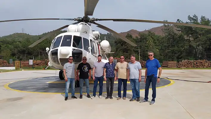 MUĞLA'DA İLK YANGIN HELİKOPTERİ GÖREVE BAŞLADI