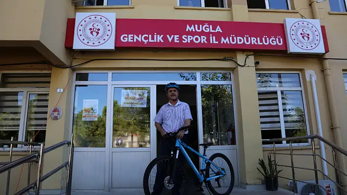 MUĞLA'DA İŞE BİSİKLET İLE GİTTİLER