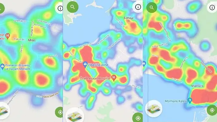 Muğla'nın dışı mavi içi kırmızı!