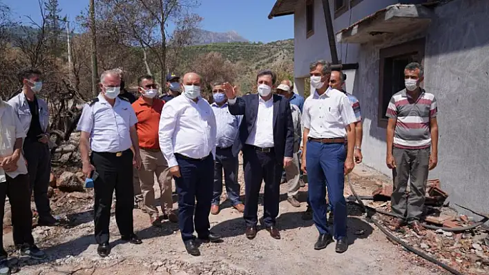 Muğla Valisi Orhan Tavlı, Seydikemer'de incelemelerde bulundu