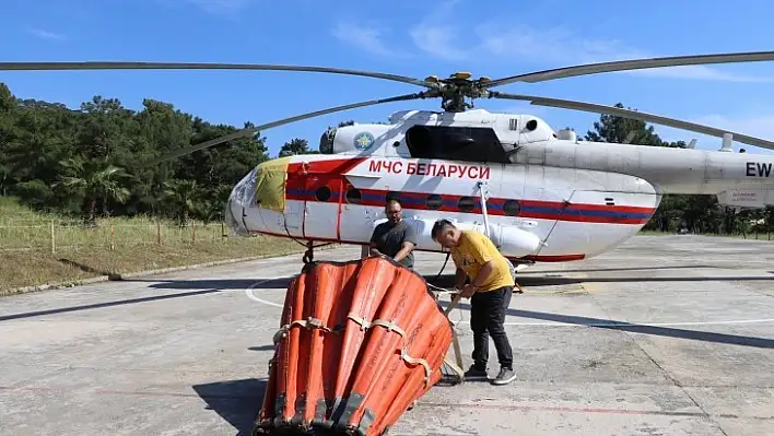 Muğla'da Yangın Helikopterleri Göreve Başladı