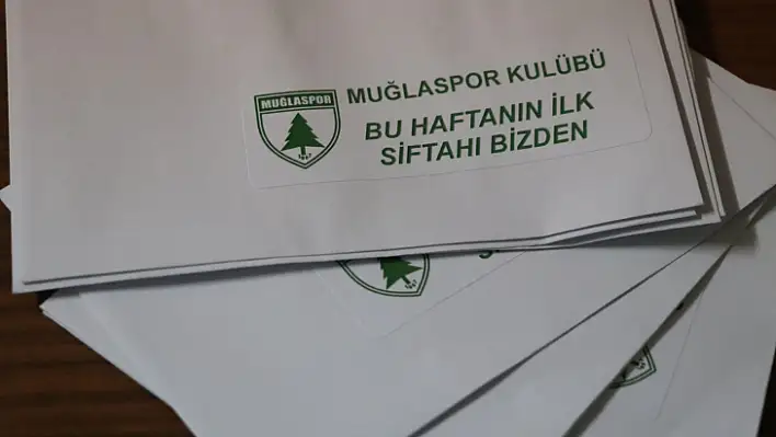 MUĞLASPOR'DAN ESNAFA SİFTAH ZARFI