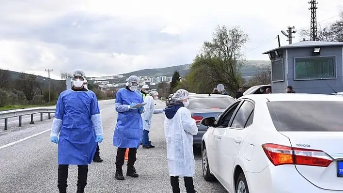 Muğla'ya Giriş ve Çıkışlarda Koronavirüs Tedbirleri Arttırıldı