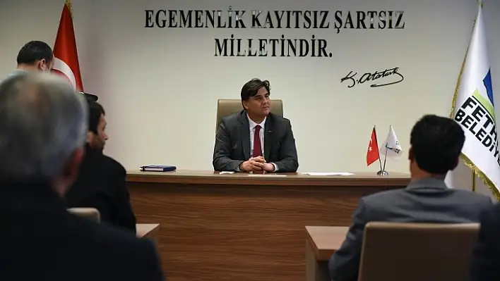 Muhtarlar Alim Karaca'ya Taziye Ziyaretinde Bulundu