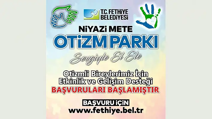 Niyazi Mete Otizm Parkı'na ön başvurular başladı