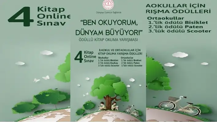 Ödüllü kitap okuma yarışması 