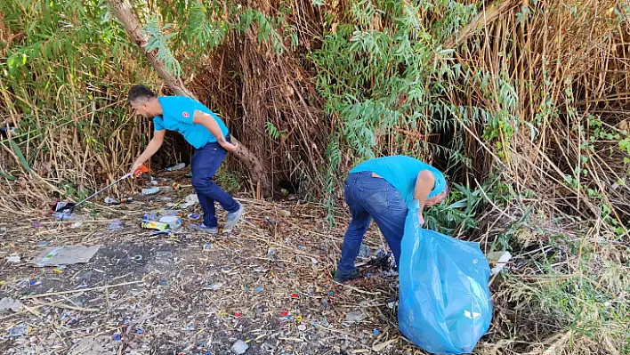 Ördek Adası ve Kuş Cennetinde temizlik yapıldı