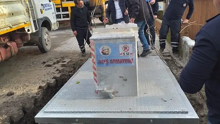 Ortaca Yeraltı Çöp Konteyneri Sistemine Geçti