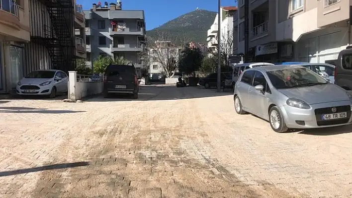 Parke kaplama çalışmaları devam ediyor