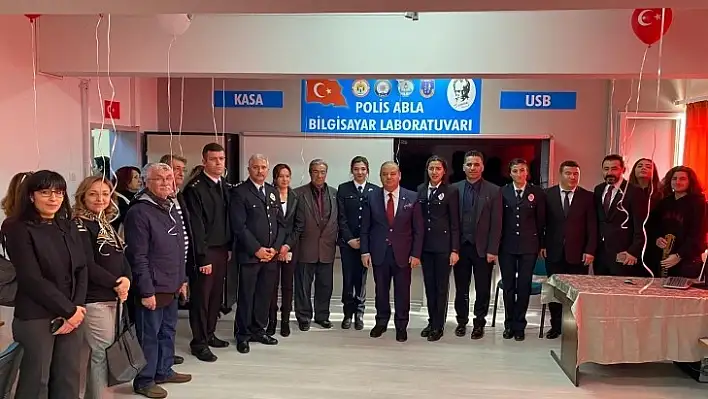 Polis Abla Bilgisayar Laboratuvarı Açıldı