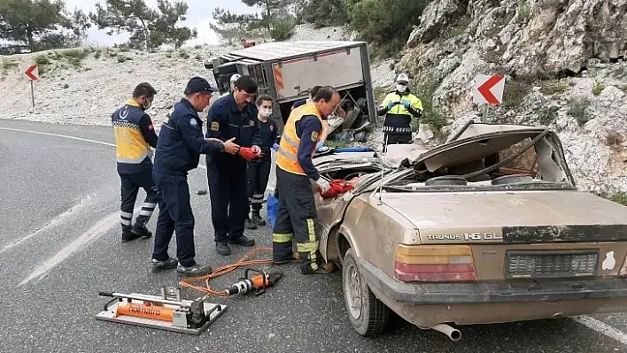 Sakar'da Kaza Meydana Geldi