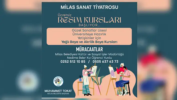 Sanat Tiyatrosu Resim Kurslarına Kayıtlar Başladı