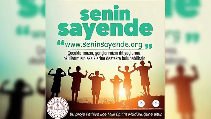 'Senin Sayende Projesi' destekçilerini bekliyor